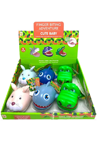 Flower Toys Isıran Timsah Oyunu Isıran Balık Tavşan Rulet (1 adet görseldekil...