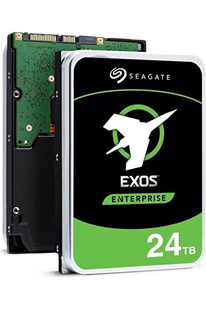 Seagate Exos X24 24TB Kurumsal Sabit Disk HDD SATA 6Gb/s 512MB Önbellek 7200 ...