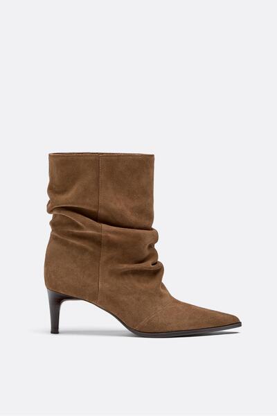 Stradivarius slouchy kesim deri topuklu bot