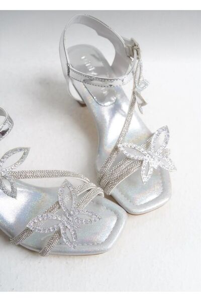 Görkem bebe ayakkabı ve tekstil Girls' Butterfly Heeled Shoes