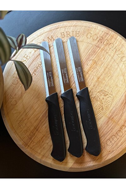 Solingen 3'Lü Micro Doğrama Bıçağı Siyah