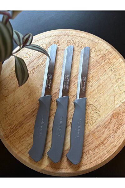 Solingen 3'Lü Micro Doğrama Bıçağı Gri