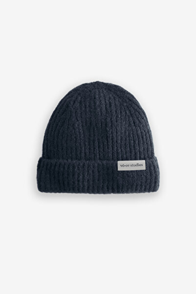 voce studios Navy Blue Wool Beret