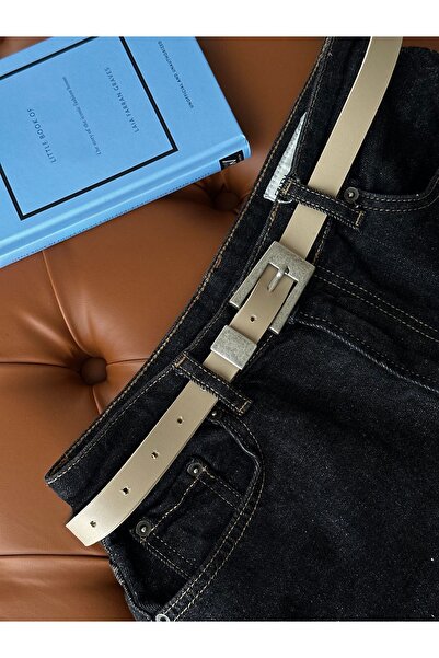 coaksco Women's Gold Antique Buckle Bridge Belt