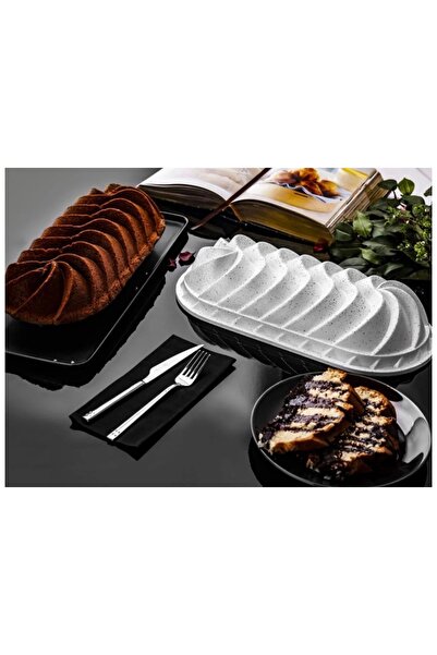 Hediye Köşkü TAÇ 6567 RÜZGAR GÜLÜ BATON DÖKÜM KEK KALIBI BEYAZ