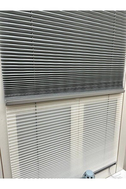 YAZAR HOME Gece Gündüz Katlanabilir Ara Gri Cam Balkon Plise Perde