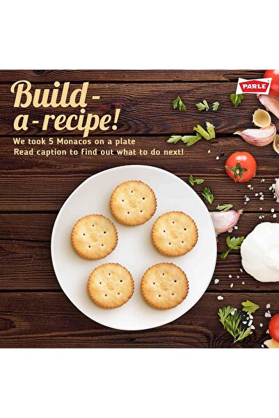PARLE Monaco, Classic Regular Salted Biscuits, 63.3 gm