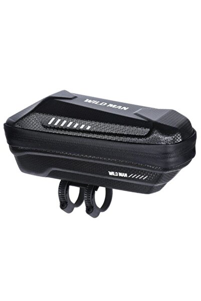 Wildman XT5 Waterproof Bike Frame Bag, 1.2L, Black, Universal Fit