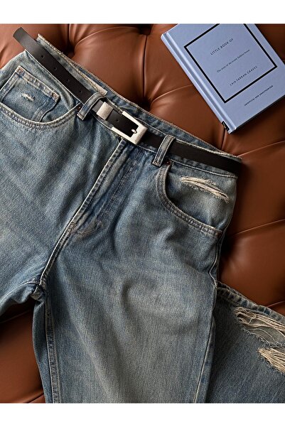 coaksco حزام نسائي ذهبي عتيق الطراز مع مشبك على شكل جسر