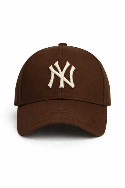 Verahed Ny New York Embroidery Unisex Baseball Brown Cap Women's Hat Men's Ha...