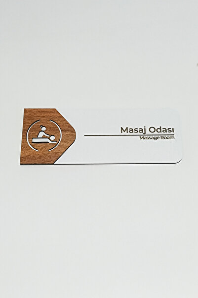 Kuzeylina Massage Room Door Sign |   Mdf Orientation Board |   19X7 cm