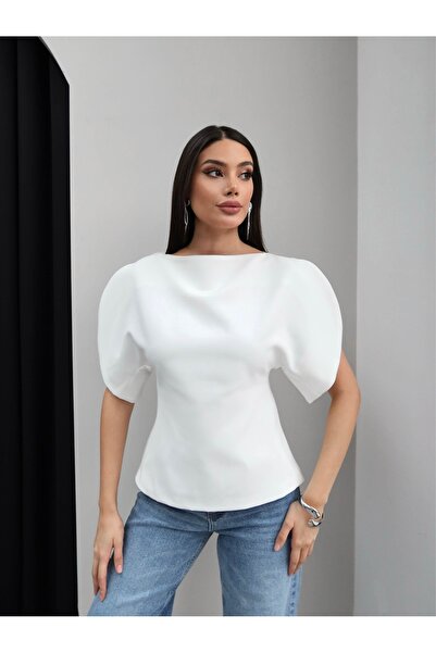 ESRAHELVACI Balloon Sleeve Blouse