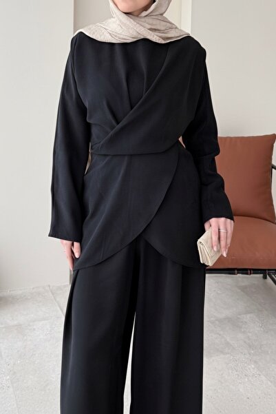 Molly Nelly Γυναικείο Σετ Μπλούζας και Παντελονιού Modal