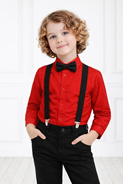 BAGİSTA BUTİK SET CĂMAȘĂ, PANTALONI ȘI PAPION CU DESIGN SPECIAL PENTRU BĂIEȚI