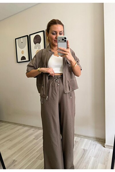 İNVİSUS Short Sleeve Jacket and Pants Set