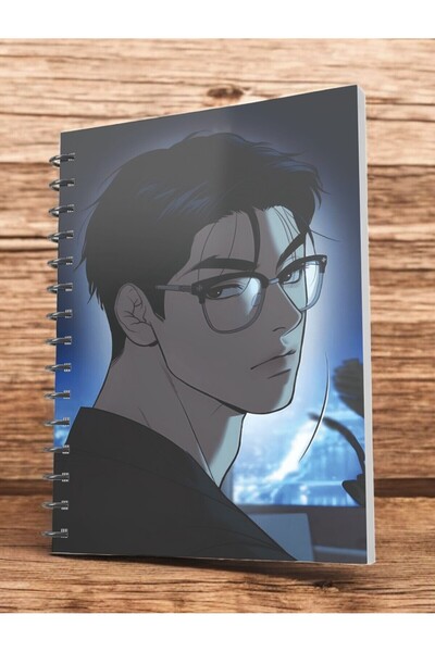 Saatistan Yaoi BL A5 Spiralli Defter, 50 Yaprak, Çizgisiz, Kaliteli Hobi Malz...