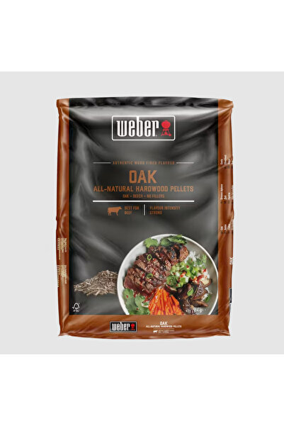 WEBER %100 Ahşap Pelet - Meşe 8 Kg 3401053