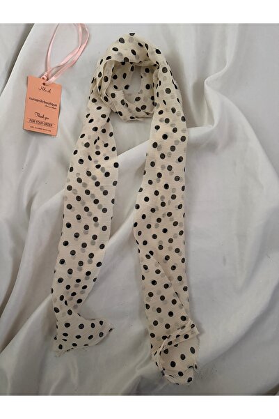 Nurcanilirboutique Puantiyeli Coquette fular