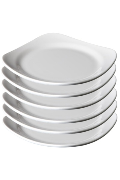 Raki Set 6 farfurii patrate melamina 31x31x3 8cm