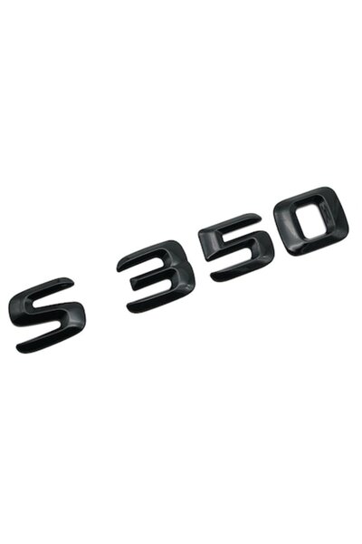 MERCEDES Emblemă S 350 neagră pentru portbagaj