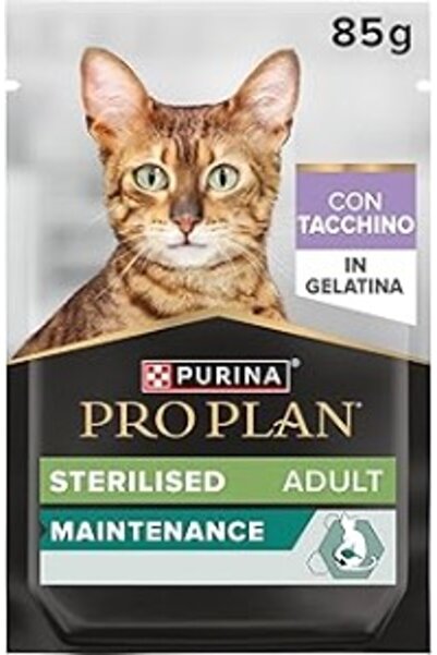 Pro Plan Sterilised Kısırlaştırılmış Kediler İçin Hindili Yaş Mama 85 Gram x ...