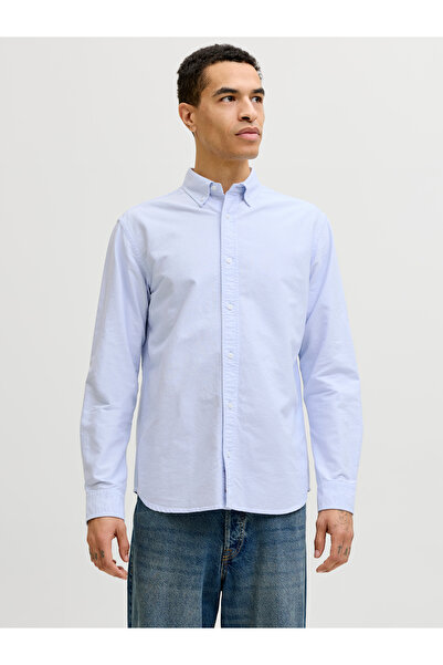 Jack & Jones Jack Jones Jjeharvey Oxford L/s Πουκάμισο Noos Ανδρικό Μπλε Πουκ...