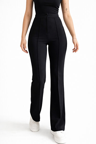 Lighter Jeans Γυναικείο ψηλόμεσο παντελόνι από ύφασμα Lycra με λεπτομέρειες σ...