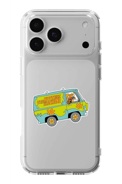 Multitronic حافظة شفافة مطبوعة بتصميم سكوبي دو متوافقة مع آيفون 17 برو