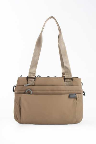 Sanmorris Women's 6-Compartment Water-Resistant Parachute Fabric Adjustable C...