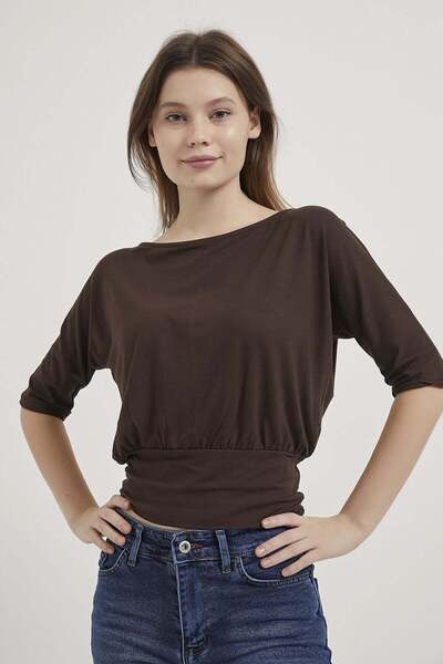 Arma Life Armalife 1631 low shoulder half sleeve women's blouse
