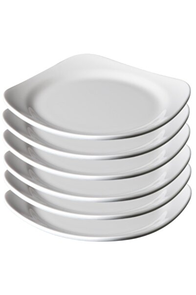 Raki Set 6 farfurii patrate melamina 28x28x3,5cm