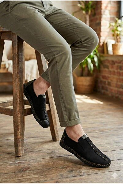 JAMES FRANCO 4622 Nubuck Comfortable Lightweight Soft Genuine Leather Men's S...