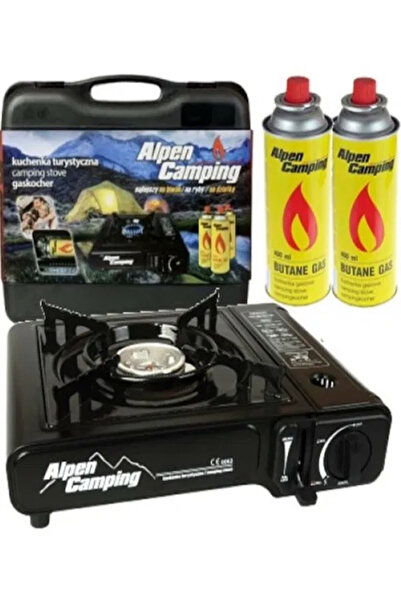 OEM Aragaz Camping Portabil cu 2 rezerve butelie incluse