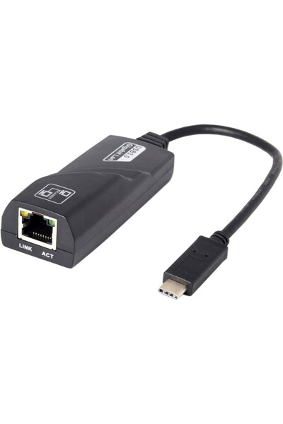 Generic Brand محول إيثرنت من النوع C 10/100/1000، واجهة USB 3.1 من النوع C إل...