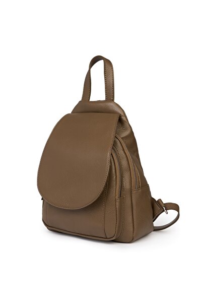 myOwn Dante beige genuine leather backpack