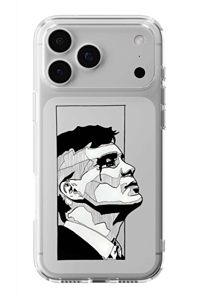 Multitronic حافظة شفافة مطبوعة بتصميم شيلبي متوافقة مع هاتف آيفون 17 برو ماكس