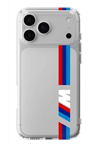 Multitronic حافظة شفافة مطبوعة بتصميم BMW متوافقة مع iPhone 17 Pro