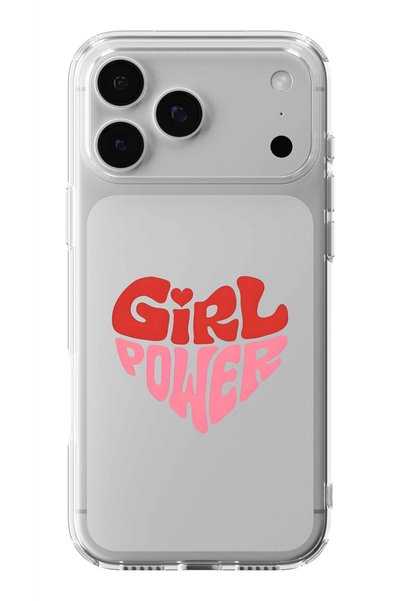 Multitronic iPhone 17 Pro Compatible Girl Power Design Printed Transparent Case