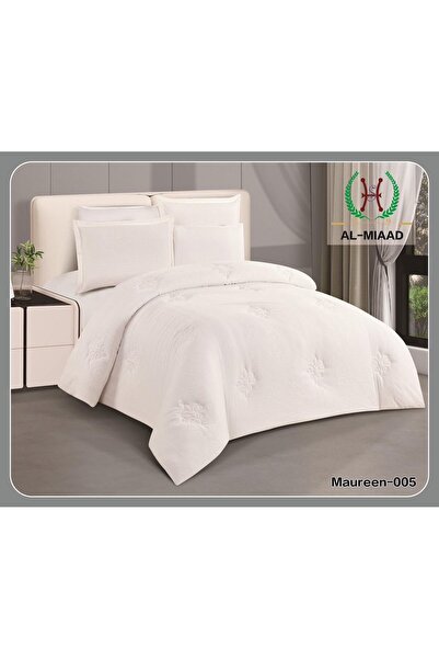 ALMIAAD Luxury Jacquard Double Quilt Set (6 Pieces) - Double Bedspread Set