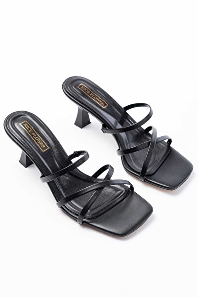 NiceDiffer Women's Sandals Slippers 7cm Heeled Casual Sandals Slippers