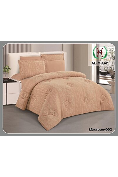 ALMIAAD Luxury Jacquard Double Quilt Set (6 Pieces) - Double Bedspread Set