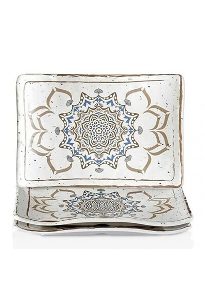 Culinaro Set 2 farfurii dreptunghiulare melamina CASABLANCA 34x23xh3,3cm