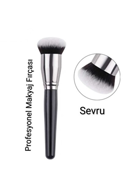 SEVRU فرشاة مكياج احترافية بيضاوية الشكل لوضع الكونسيلر
