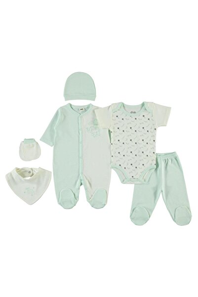 Civil Baby Комплекти бодита за момиченце от 6 части - Зелени