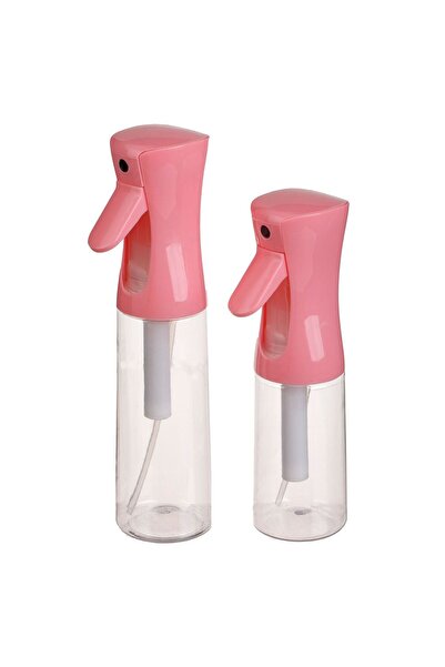 OEM Puverizator Apa Reutilizabil cu Sticla Roz 200 & 300ml - 2buc