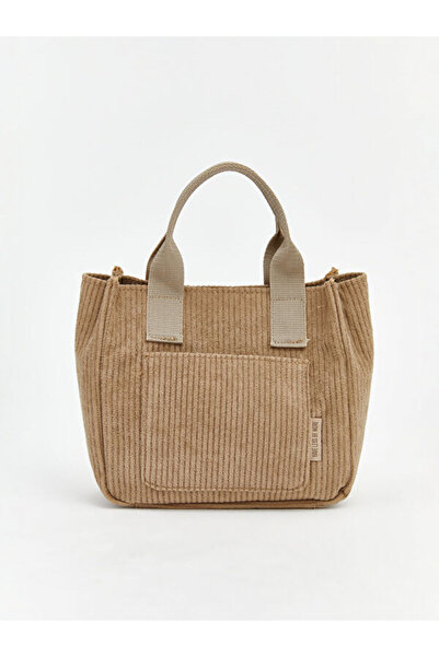 LC Waikiki Geantă de mână pentru fete cu curea detașabilă din țesătură din ca...