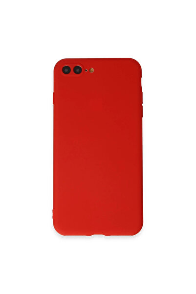 eco port جراب آيفون 7 بلس أول سيليكون - أحمر