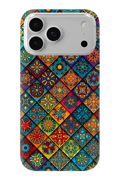 Multitronic حافظة شفافة مطبوعة بتصميم فني متوافقة مع هاتف iPhone 17 Pro Max