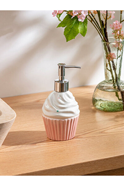 LC Waikiki Dozator de săpun lichid din ceramică cu figurină cupcake Sparkling...