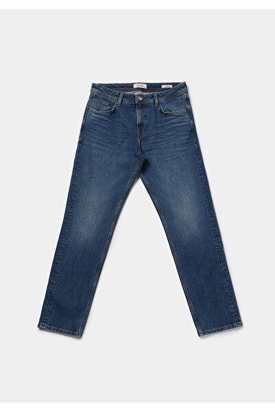 Colin's Pantaloni de blugi pentru bărbați, cu croiala normală, din denim verde